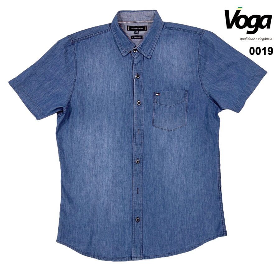 0019. Camisa manga corta jeans - Imagen 2