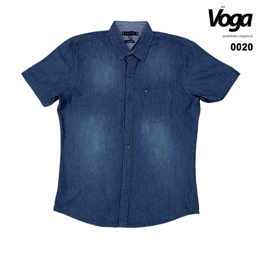0020. Camisa manga corta jeans - Imagen 2