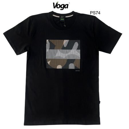 PS74. Polera sin cuello. Negro